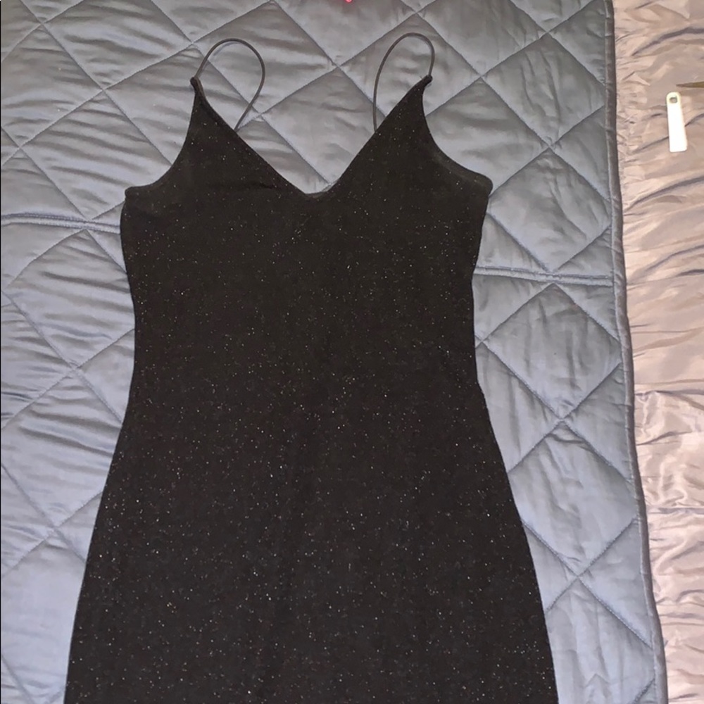 Sexy Black mini sparkle dress